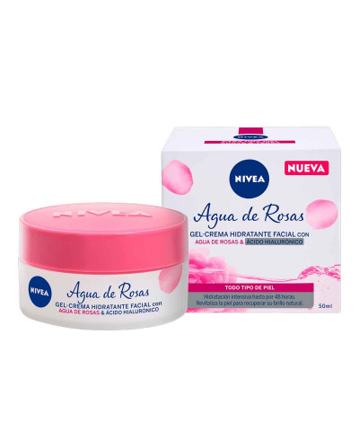 Crema Gel Nivea Rose Care Hidratante X50ml