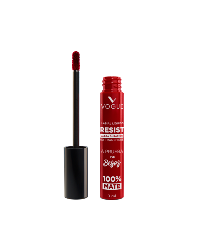 Labial Vogue Resist Líquido Poderosa Mate X 3 Ml