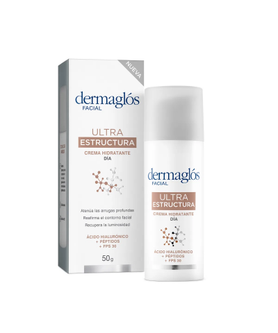 Crema Hidratante Facial Dia Ultra Estructura Dermaglos X 50 G
