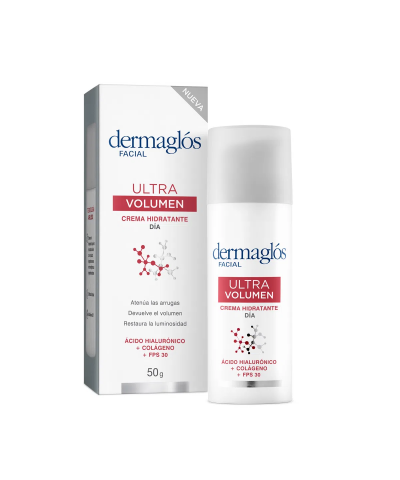 Crema Hidratante Facial Dia Ultra Volumen Dermaglos X 50 G