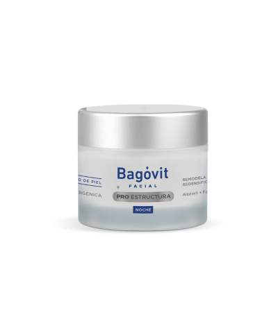 Crema Facial Bagóvit Pro Estructura De Noche Antiage Biorreparadora X 55 Gr