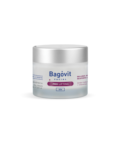 Crema Facial Bagóvit Pro Lifting De Día Todo Tipo De Piel Antiarrugas Reafirmante 55 Gr