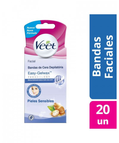 Banda Depilatoria Veet Piel Sensible X 20 Unid