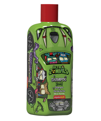 Shampoo 2 En 1 Ultra Zombies Algabo X 450 Ml