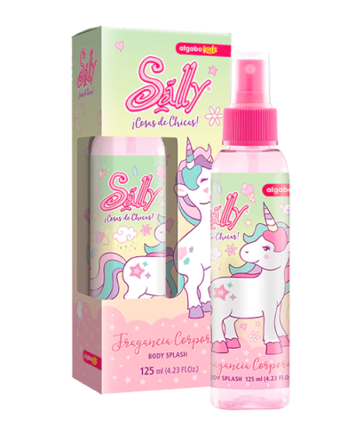 Body Splash Infantil Sally Unicornio Algabo X 125 Ml