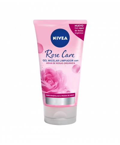 Gel Limpiador Facial Micelar NIVEA Rose Care Para Todo Tipo De Piel X 150 Ml