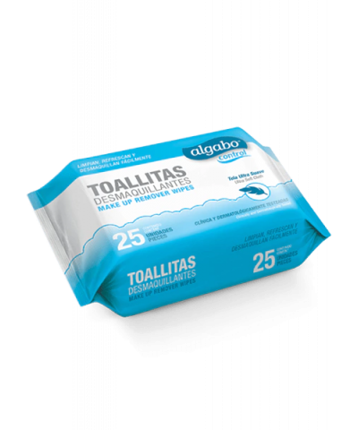 Toallitas Desmaquillantes Algabo X 25 Unds