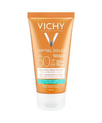 Protector Solar Facial Vichy Idéal Soleil Toque Seco FPS 50 X 50 Ml