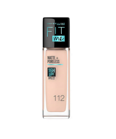 Base Maquillaje Maybelline Fit Me Matte+Pore 112 Natur