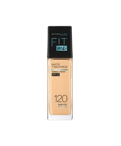 Base Maquillaje Maybelline Fit Me Matte+Pore 120 Class
