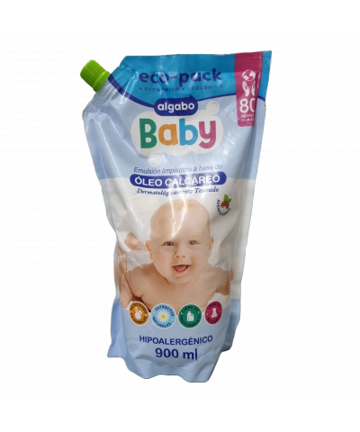 Refill Oleo Calcareo Algabo Baby X 900 Gr