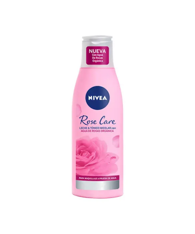 Leche Y Tónico Micelar 2 En 1 NIVEA Rose Care X 200 Ml