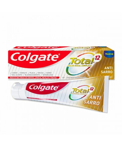 Pasta Dental Colgate Total 12 Tartar Control Tubo Reciclable X90gr