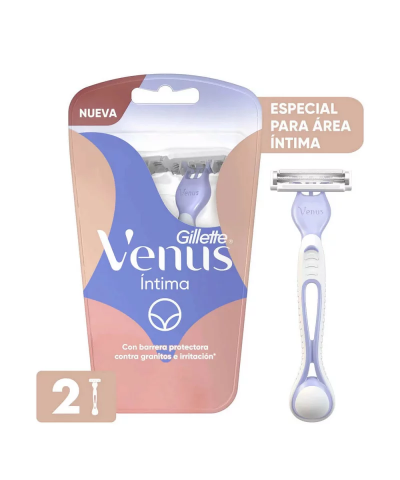 Maquinita Desechable Venus Intima X 2 Unids