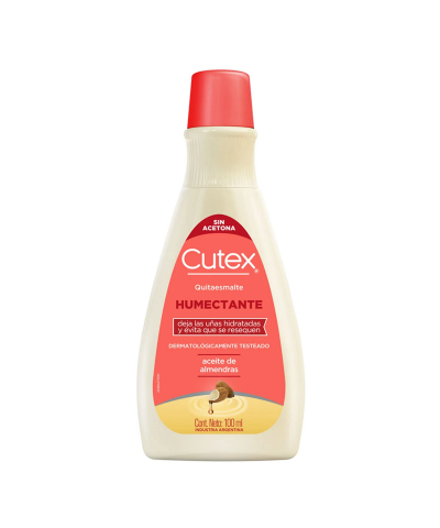 Quitaesmalte Cutex Humectante X 100 Ml