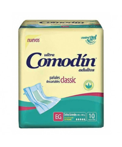 Pañales Comodin Adulto Clásico EG X 10 Unds