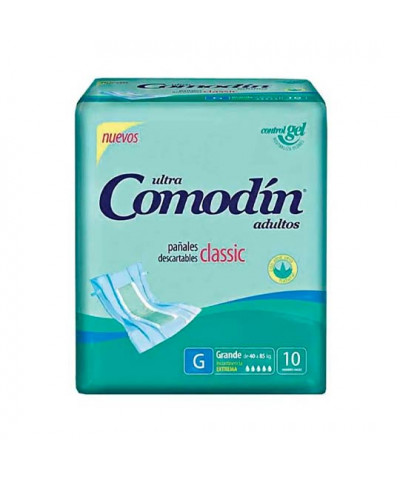 Pañales Comodin Adulto Clásico G X 10 Unds