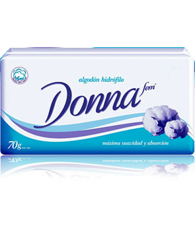 Algodón Hidrófilo  Donna X 70 Gr