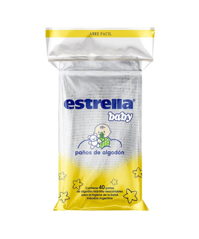 Paños De Algodòn Estrella Baby X 40