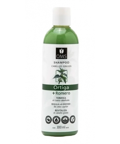 Shampoo Cabellos Grasos Ortiga+Romero Oms X 300 Ml