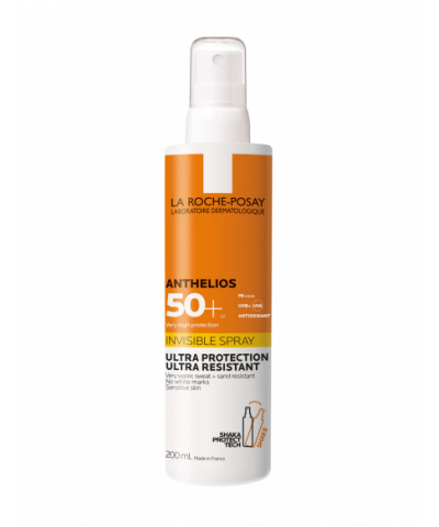 Protector Solar La Roche Posay Anthelios Spray Invisible Cuerpo FPS 50+ X 200 Ml