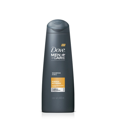 Shampoo 2 En 1 Fuerza Extrema  Dove 400ml