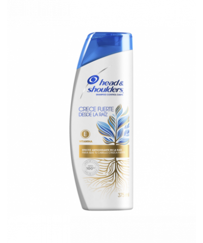 Shampoo Head&.shoulders Crece Fuerte Desde La Raíz X180ml