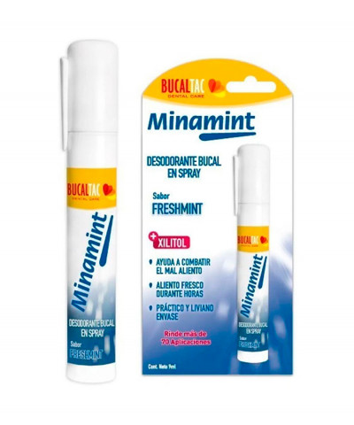 Spray Desodorante Minamint Bucal Freshmint X9ml