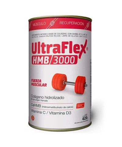 Polvo Colágeno Muscular Ultrafex HMB 3000 X 420 Gr