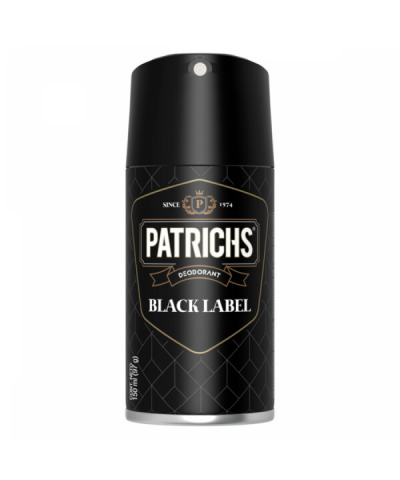 Desodorante En Aerosol Patrichs Black Label X150ml