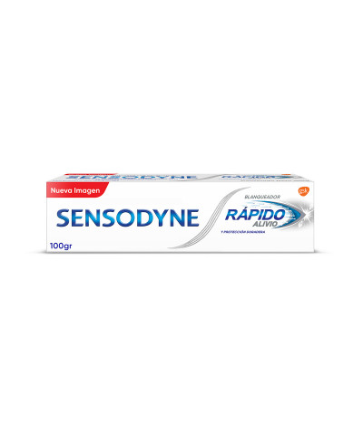 Crema Dental Sensodyne Rápido Alivio Blanqueador X 100 Gr