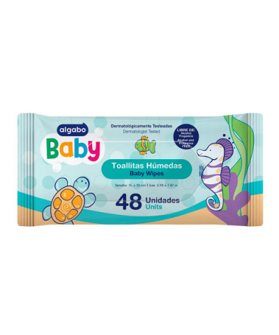 Toallas Húmedas Algabo Baby X48un