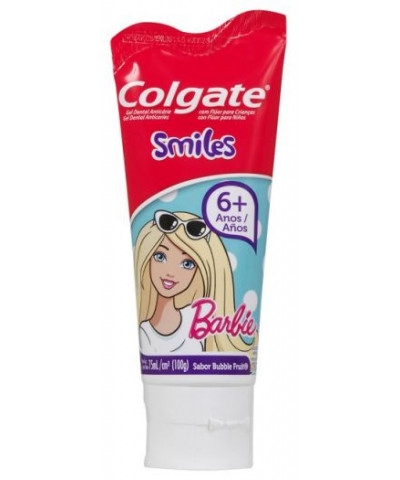Crema Dental Smiles Barbie 6+ Años Colgate X  75ml
