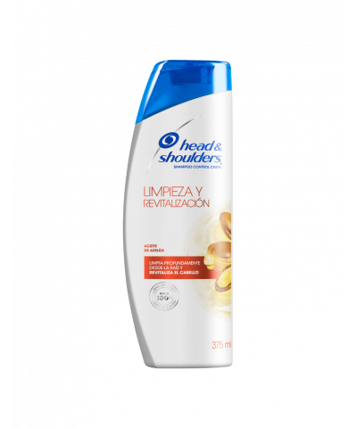 Shampoo Head & Shoulders Limpieza Y Reavilitacion Argan X375ml