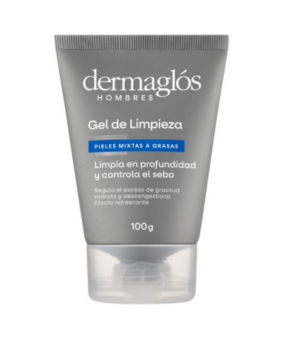 Gel De Limpieza Dermaglos Hombre X 100 Ml