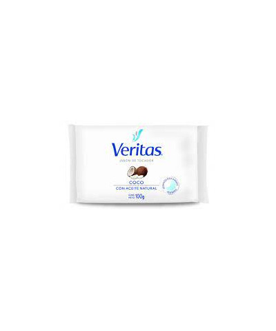Jabón De Glicerina Veritas Coco X100gr