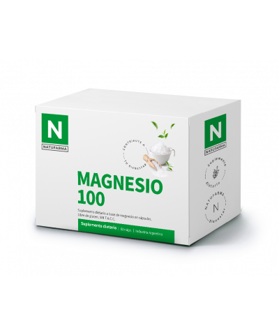 Suplemento Natufarma Magnesio 100 Caps X 60 Comp