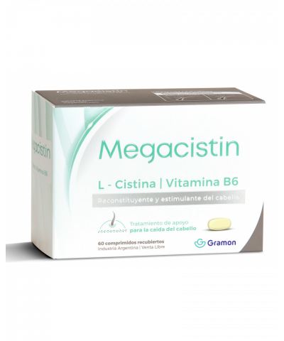 Suplemento Reconstituyente Y Estimulante Capilar Megacistin X 60 Comp