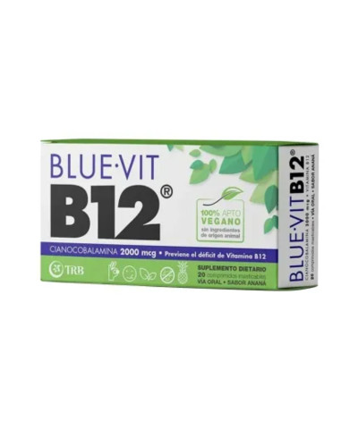 Suplemento Dietario Blue-Vit B12 Anana Masticable X20cmp