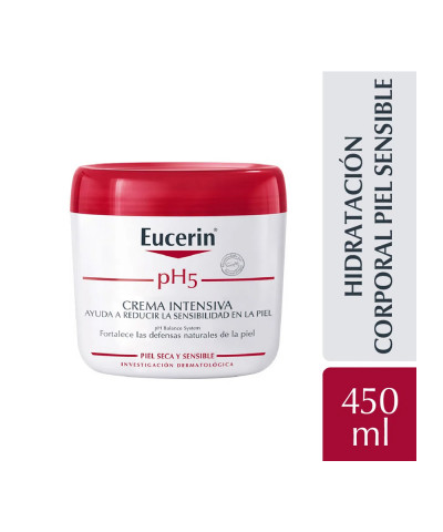 Crema Corporal Eucerin Ph5 Intensiva Para Piel Seca X450ml