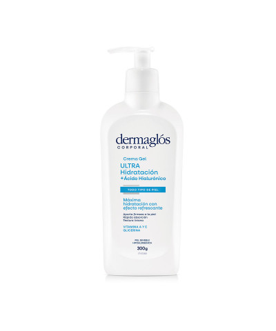 Crema Gel Hidratación Corporal Dermaglós X 300 Ml