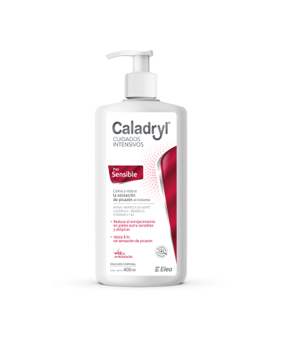 Emulsion Corporal Caladryl Cuidados Intesivos Piel Sensible 400 ML