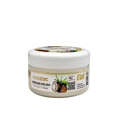 Vaselina Solida De Coco Ewe X 90 Gr