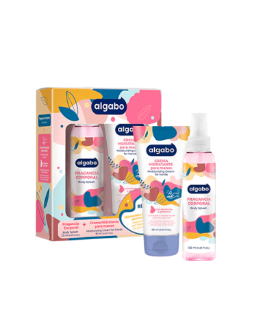 Set Crema Manos + Body Splash Algabo 125ml