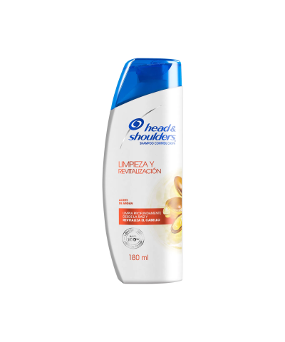 Shampoo Head&.shoulders Limpieza Y Revitalizacion Argan X180ml
Shampoo Head&.shoulders Limpieza Y Revitalizacion Argan X700ml