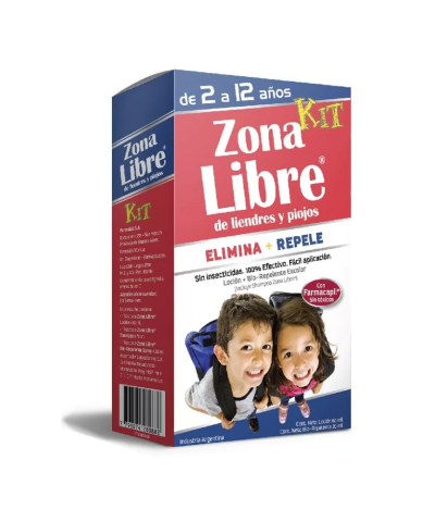 Kit Lócion +Bio Repelente Pediculicida Zona Libre