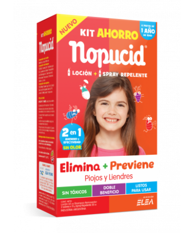 Pediculicida Kit Ahorro Loción + Spray Nopucid
