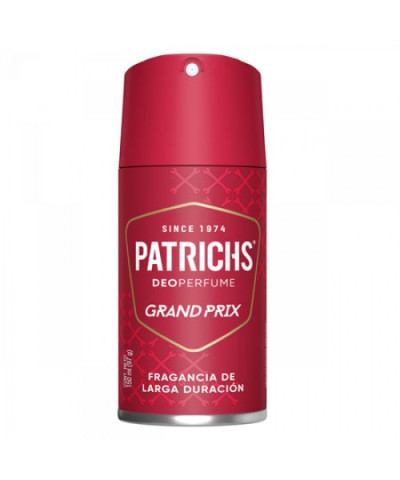 Deo Aerosol Patrichs Grand Prix X 150 Ml