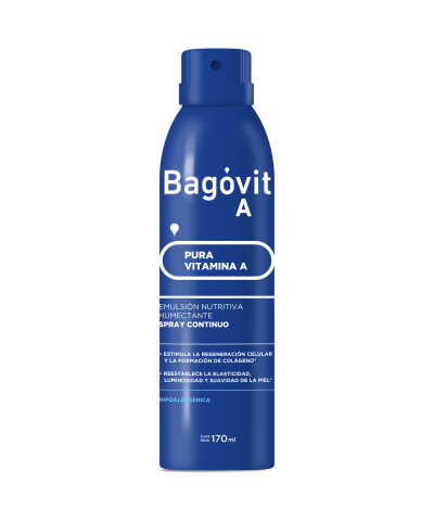 Emulsión Spray Bagovit Humectante Piel Normal X 170 Ml