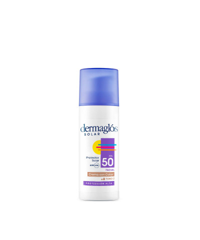 Protector Solar Dermaglós FPS 50+ Tono Medio X 50 Ml